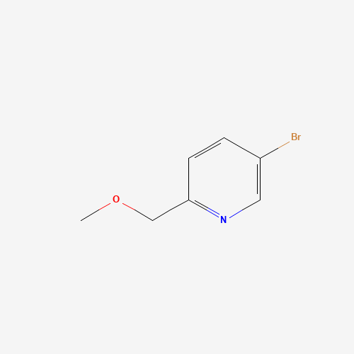 5-bromo-2-(methoxymethyl)pyridine (CAS: 1000787-43-8) - Chemical Structure and Molecular Formula 