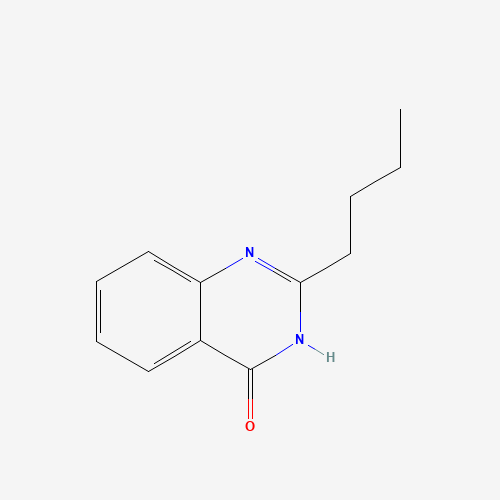 2-butyl-1H-quinazolin-4-one (CAS: 23905-41-1) - Chemical Structure and Molecular Formula 