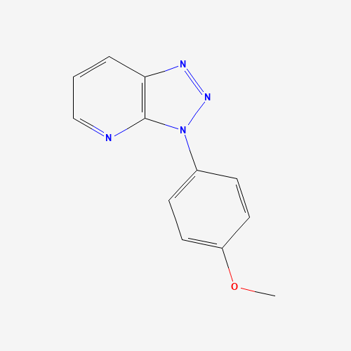3-(4-methoxyphenyl)triazolo[4,5-b]pyridine (CAS: 62051-91-6) - Chemical Structure and Molecular Formula 
