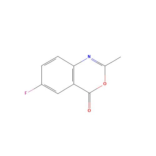 6-fluoro-2-methyl-3,1-benzoxazin-4-one (CAS: 38520-78-4) - Chemical Structure and Molecular Formula 
