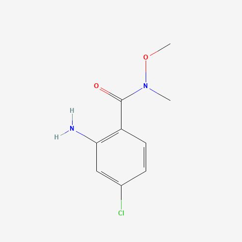 2-amino-4-chloro-N-methoxy-N-methylbenzamide (CAS: 214971-18-3) - Related Chemical Product