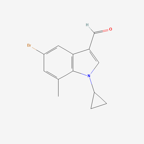 5-bromo-1-cyclopropyl-7-methylindole-3-carbaldehyde (CAS: 1350762-52-5) - Related Chemical Product