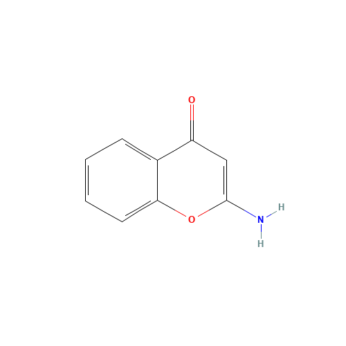 2-aminochromen-4-one (CAS: 38518-76-2) - Chemical Structure and Molecular Formula 