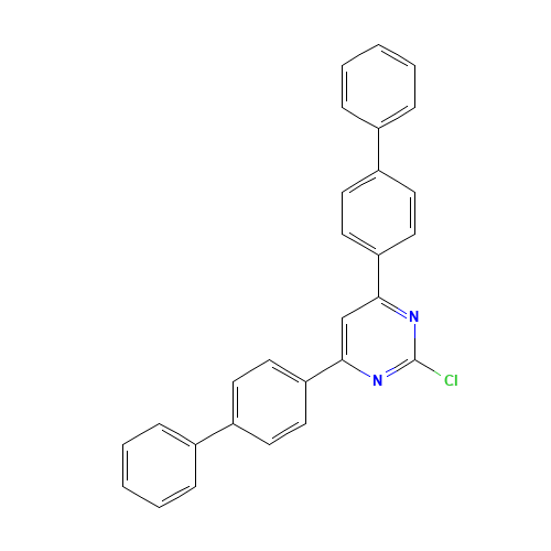 2-chloro-4,6-bis(4-phenylphenyl)pyrimidine (CAS: 1421599-29-2) - Related Chemical Product