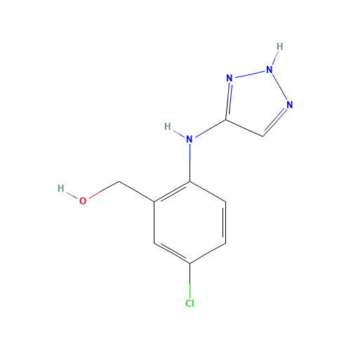 [5-chloro-2-(2H-triazol-4-ylamino)phenyl]methanol (CAS: 1611444-13-3) - Related Chemical Product