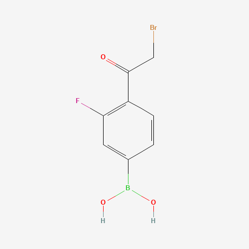 [4-(2-bromoacetyl)-3-fluorophenyl]boronic acid (CAS: 481725-36-4) - Related Chemical Product