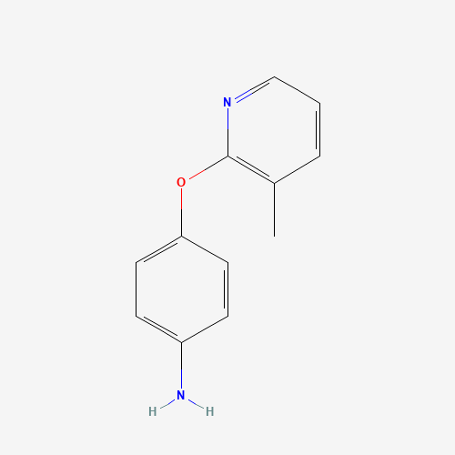 4-(3-methylpyridin-2-yl)oxyaniline (CAS: 901924-13-8) - Chemical Structure and Molecular Formula 