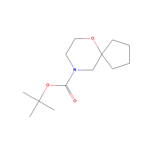tert-butyl 6-oxa-9-azaspiro[4.5]decane-9-carboxylate (CAS: 271245-39-7) - Chemical Structure and Molecular Formula 