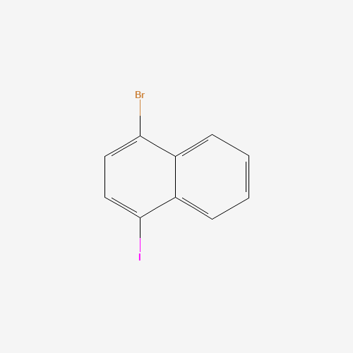 1-bromo-4-iodonaphthalene (CAS: 63279-58-3) - Chemical Structure and Molecular Formula 