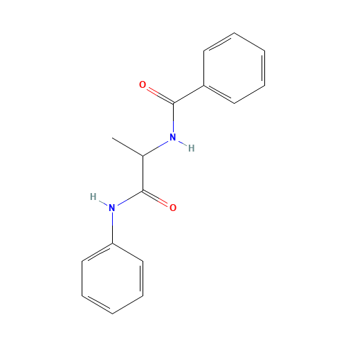 N-(1-anilino-1-oxopropan-2-yl)benzamide (CAS: 6304-98-9) - Related Chemical Product