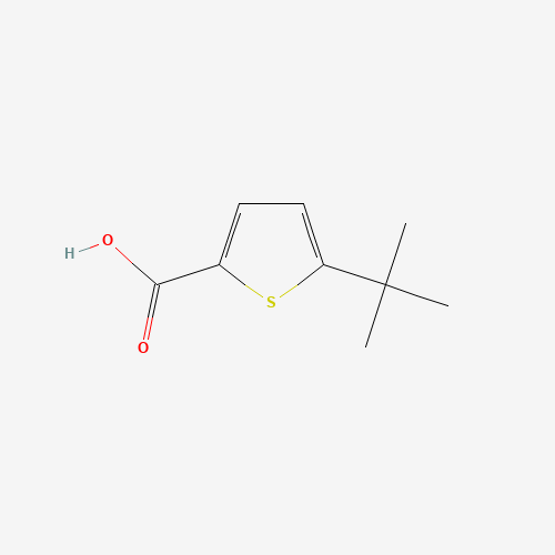 5-tert-butylthiophene-2-carboxylic acid (CAS: 29212-25-7) - Chemical Structure and Molecular Formula 