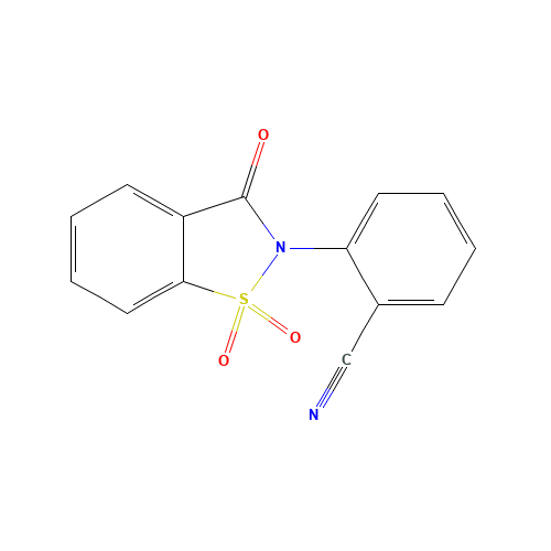 2-(1,1,3-trioxo-1,2-benzothiazol-2-yl)benzonitrile (CAS: 78471-66-6) - Related Chemical Product