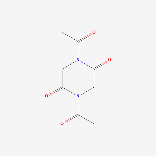 1,4-diacetylpiperazine-2,5-dione (CAS: 21827-92-9) - Chemical Structure and Molecular Formula 