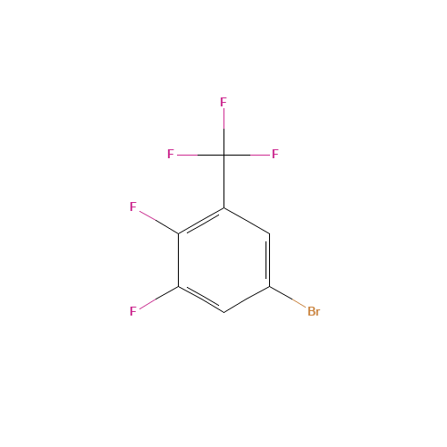 5-bromo-1,2-difluoro-3-(trifluoromethyl)benzene (CAS: 240122-25-2) - Chemical Structure and Molecular Formula 