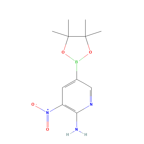 3-nitro-5-(4,4,5,5-tetramethyl-1,3,2-dioxaborolan-2-yl)pyridin-2-amine (CAS: 1032758-80-7) - Related Chemical Product