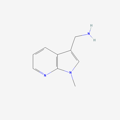 (1-methylpyrrolo[2,3-b]pyridin-3-yl)methanamine (CAS: 1092309-87-9) - Chemical Structure and Molecular Formula 