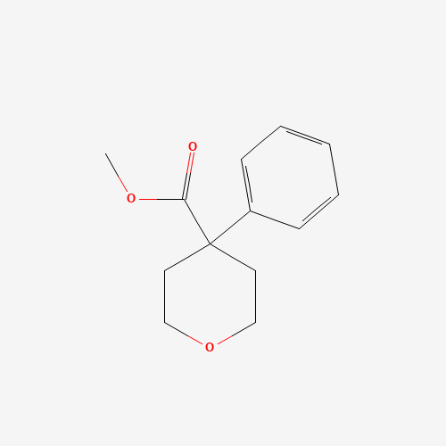 methyl 4-phenyloxane-4-carboxylate (CAS: 943113-87-9) - Chemical Structure and Molecular Formula 
