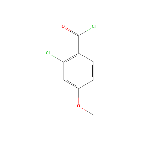 2-chloro-4-methoxybenzoyl chloride (CAS: 50424-99-2) - Chemical Structure and Molecular Formula 