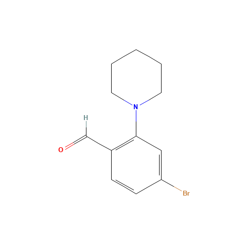4-bromo-2-piperidin-1-ylbenzaldehyde (CAS: 643094-36-4) - Related Chemical Product