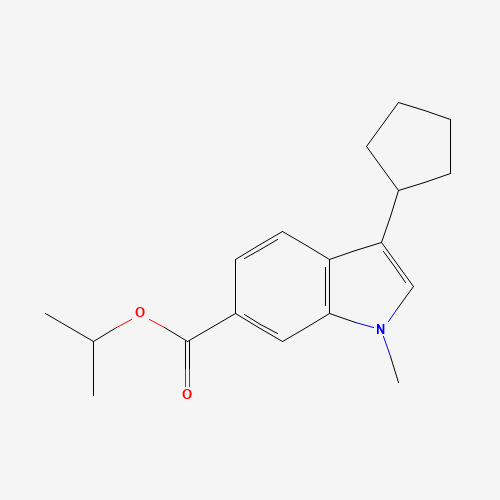 propan-2-yl 3-cyclopentyl-1-methylindole-6-carboxylate (CAS: 1253789-90-0) - Related Chemical Product