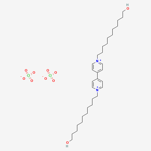 11-[4-[1-(11-hydroxyundecyl)pyridin-1-ium-4-yl]pyridin-1-ium-1-yl]undecan-1-ol;diperchlorate (CAS: 214207-81-5) - Related Chemical Product