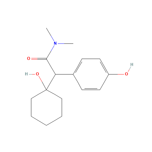 2-(1-hydroxycyclohexyl)-2-(4-hydroxyphenyl)-N,N-dimethylacetamide (CAS: 1004300-76-8) - Related Chemical Product
