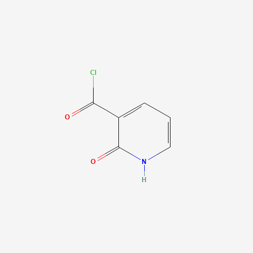 2-oxo-1H-pyridine-3-carbonyl chloride (CAS: 28369-76-8) - Chemical Structure and Molecular Formula 