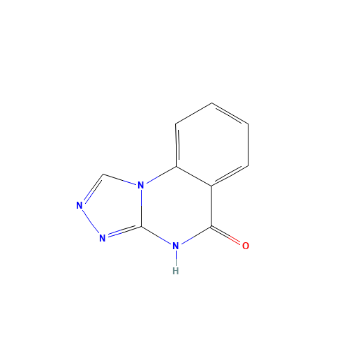 3H-[1,2,4]triazolo[4,3-a]quinazolin-5-one (CAS: 92221-89-1) - Chemical Structure and Molecular Formula 