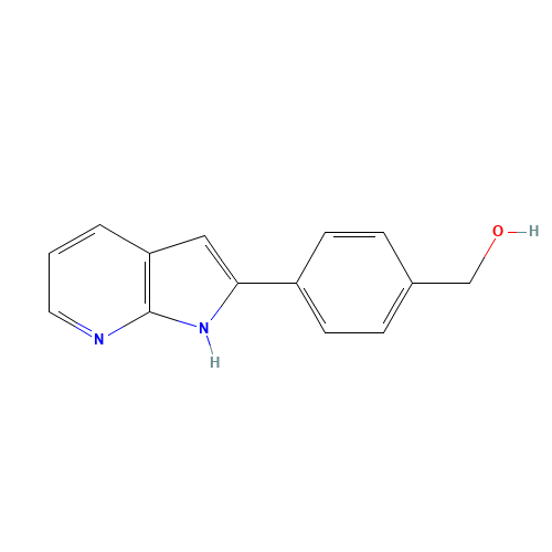 [4-(1H-pyrrolo[2,3-b]pyridin-2-yl)phenyl]methanol (CAS: 1346526-38-2) - Related Chemical Product