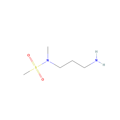 N-(3-aminopropyl)-N-methylmethanesulfonamide (CAS: 937657-26-6) - Chemical Structure and Molecular Formula 