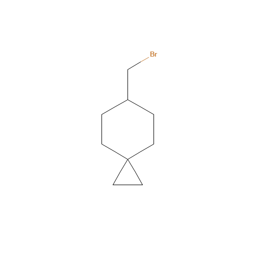 6-(bromomethyl)spiro[2.5]octane (CAS: 1621225-50-0) - Chemical Structure and Molecular Formula 