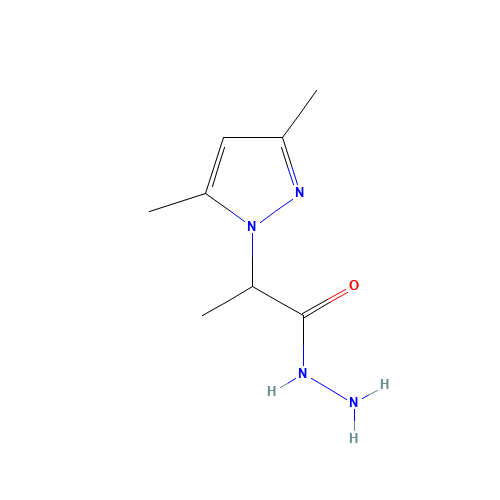 2-(3,5-dimethylpyrazol-1-yl)propanehydrazide (CAS: 1251929-87-9) - Related Chemical Product