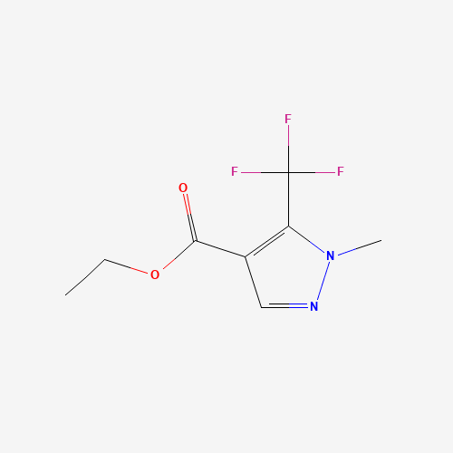ethyl 1-methyl-5-(trifluoromethyl)pyrazole-4-carboxylate (CAS: 231285-86-2) - Chemical Structure and Molecular Formula 