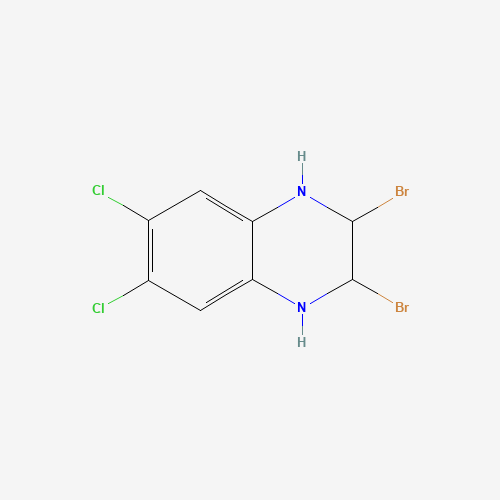 2,3-dibromo-6,7-dichloro-1,2,3,4-tetrahydroquinoxaline (CAS: 239095-84-2) - Related Chemical Product