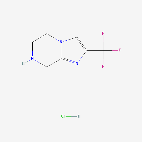 2-(trifluoromethyl)-5,6,7,8-tetrahydroimidazo[1,2-a]pyrazine;hydrochloride (CAS: 911064-58-9) - Related Chemical Product