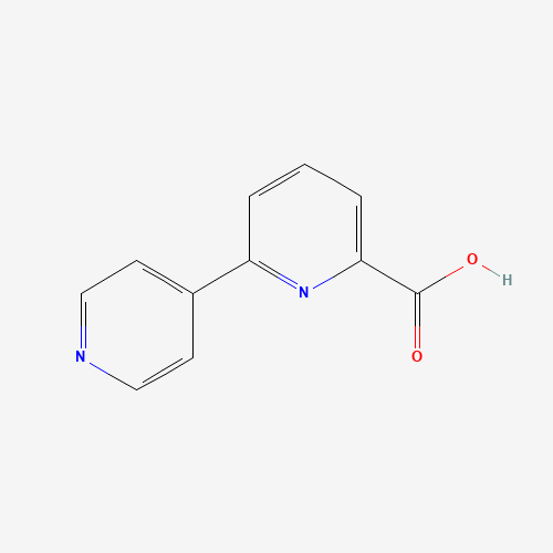 6-pyridin-4-ylpyridine-2-carboxylic acid (CAS: 1214327-06-6) - Chemical Structure and Molecular Formula 
