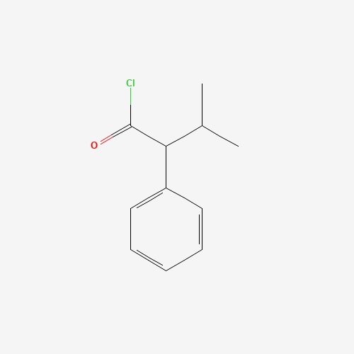 3-methyl-2-phenylbutanoyl chloride (CAS: 51631-26-6) - Chemical Structure and Molecular Formula 