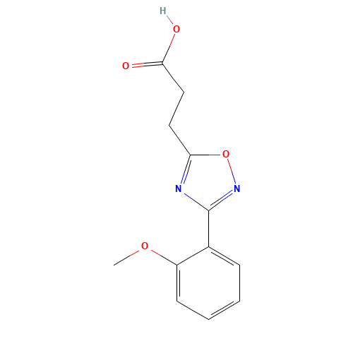 3-[3-(2-methoxyphenyl)-1,2,4-oxadiazol-5-yl]propanoic acid (CAS: 322725-48-4) - Related Chemical Product