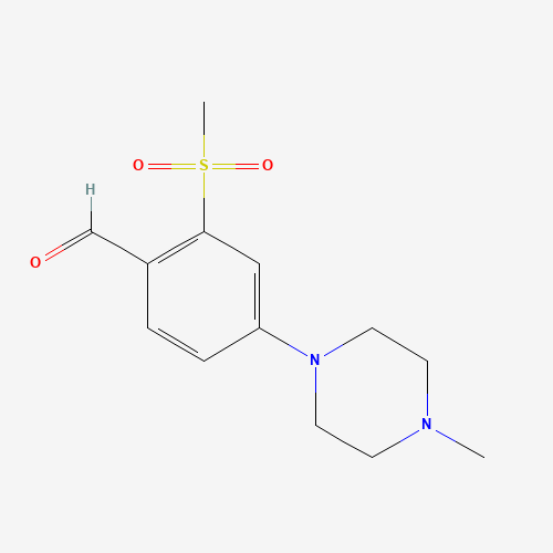 4-(4-methylpiperazin-1-yl)-2-methylsulfonylbenzaldehyde (CAS: 1197193-26-2) - Related Chemical Product