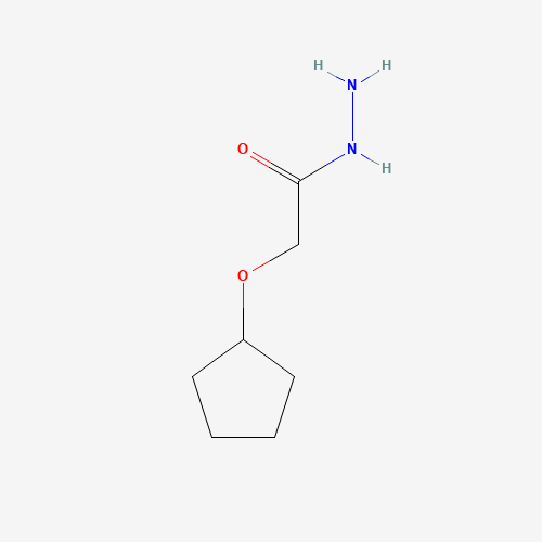 2-cyclopentyloxyacetohydrazide (CAS: 1239311-07-9) - Chemical Structure and Molecular Formula 