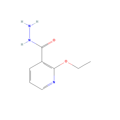 2-ethoxypyridine-3-carbohydrazide (CAS: 1156004-41-9) - Chemical Structure and Molecular Formula 