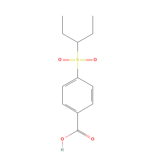4-pentan-3-ylsulfonylbenzoic acid (CAS: 32910-49-9) - Related Chemical Product