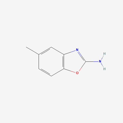 5-methyl-1,3-benzoxazol-2-amine (CAS: 64037-15-6) - Chemical Structure and Molecular Formula 