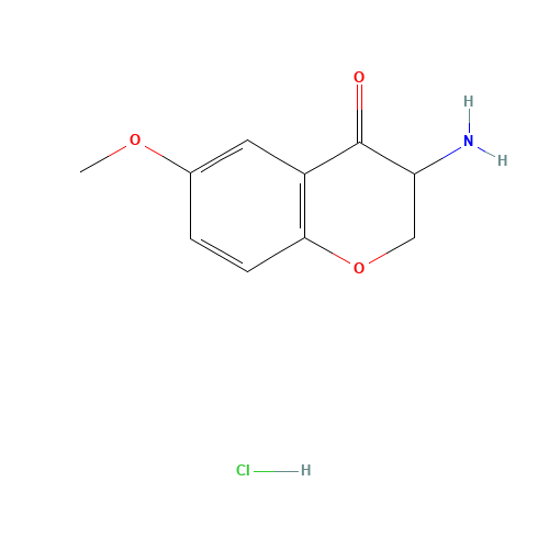 3-amino-6-methoxy-2,3-dihydrochromen-4-one;hydrochloride (CAS: 22406-60-6) - Related Chemical Product