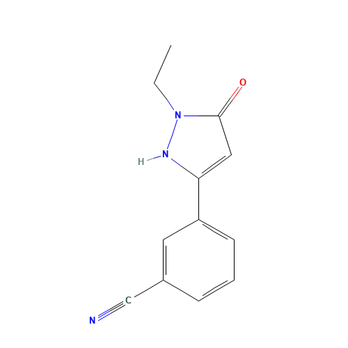 3-(2-ethyl-3-oxo-1H-pyrazol-5-yl)benzonitrile (CAS: 1289203-19-5) - Related Chemical Product