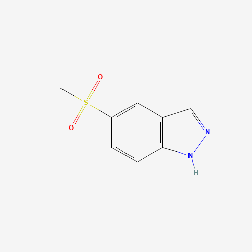 5-methylsulfonyl-1H-indazole (CAS: 1268816-48-3) - Chemical Structure and Molecular Formula 
