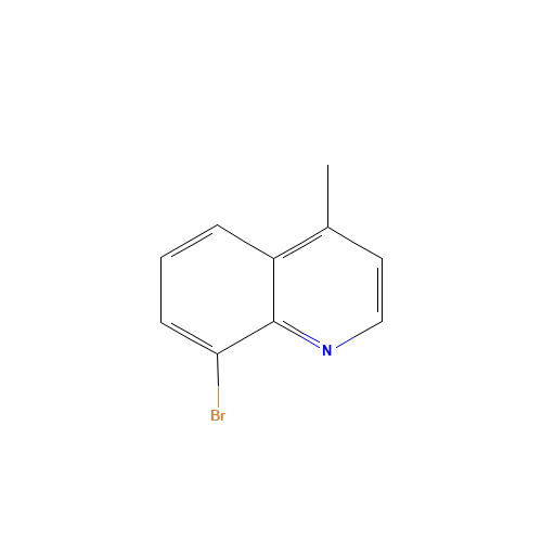 8-bromo-4-methylquinoline (CAS: 172939-50-3) - Chemical Structure and Molecular Formula 
