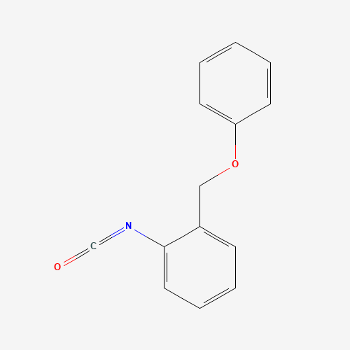 1-isocyanato-2-(phenoxymethyl)benzene (CAS: 910037-00-2) - Chemical Structure and Molecular Formula 