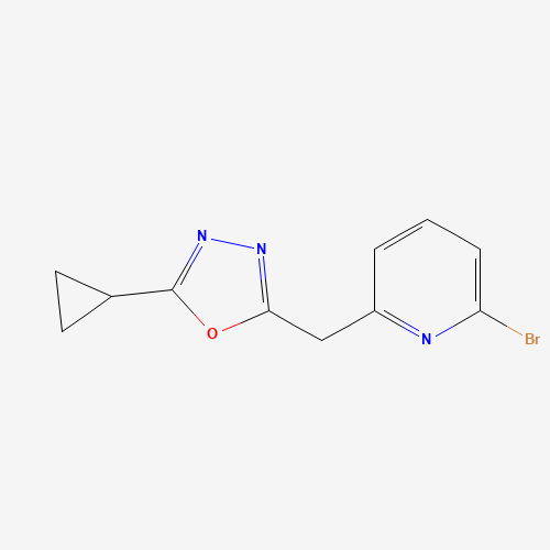 2-[(6-bromopyridin-2-yl)methyl]-5-cyclopropyl-1,3,4-oxadiazole (CAS: 1093880-85-3) - Related Chemical Product