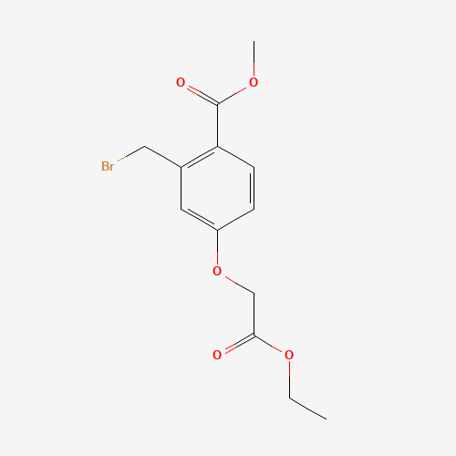 methyl 2-(bromomethyl)-4-(2-ethoxy-2-oxoethoxy)benzoate (CAS: 218966-34-8) - Related Chemical Product